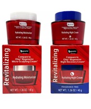 b pure Revitalizing Hydrating Moisturizer  Fragrance Free Night Cream 1.36 oz