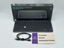 Logitech MX Keys Mini Wireless Keyboard Graphite , English - US - READ