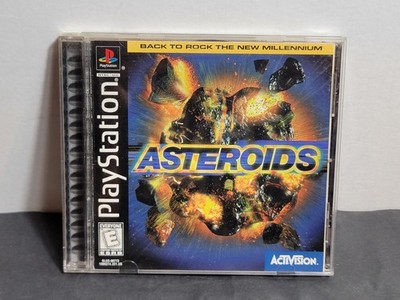 Asteroids PS1 Sony PlayStation 1 1998 Activision Shooter SLUS-00773 Complete