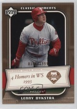 2005 Upper Deck Classics Classic Moments 150/1999 Lenny Dykstra #CM-LD 05v0