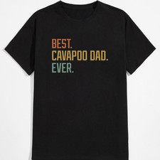 Best Cavapoo Dad Ever Funny Dog Lover Unisex ...