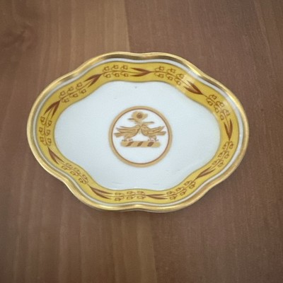 Vista Alegre Centenario de Ricardo Espirito Santo e Silva gold trim  plate