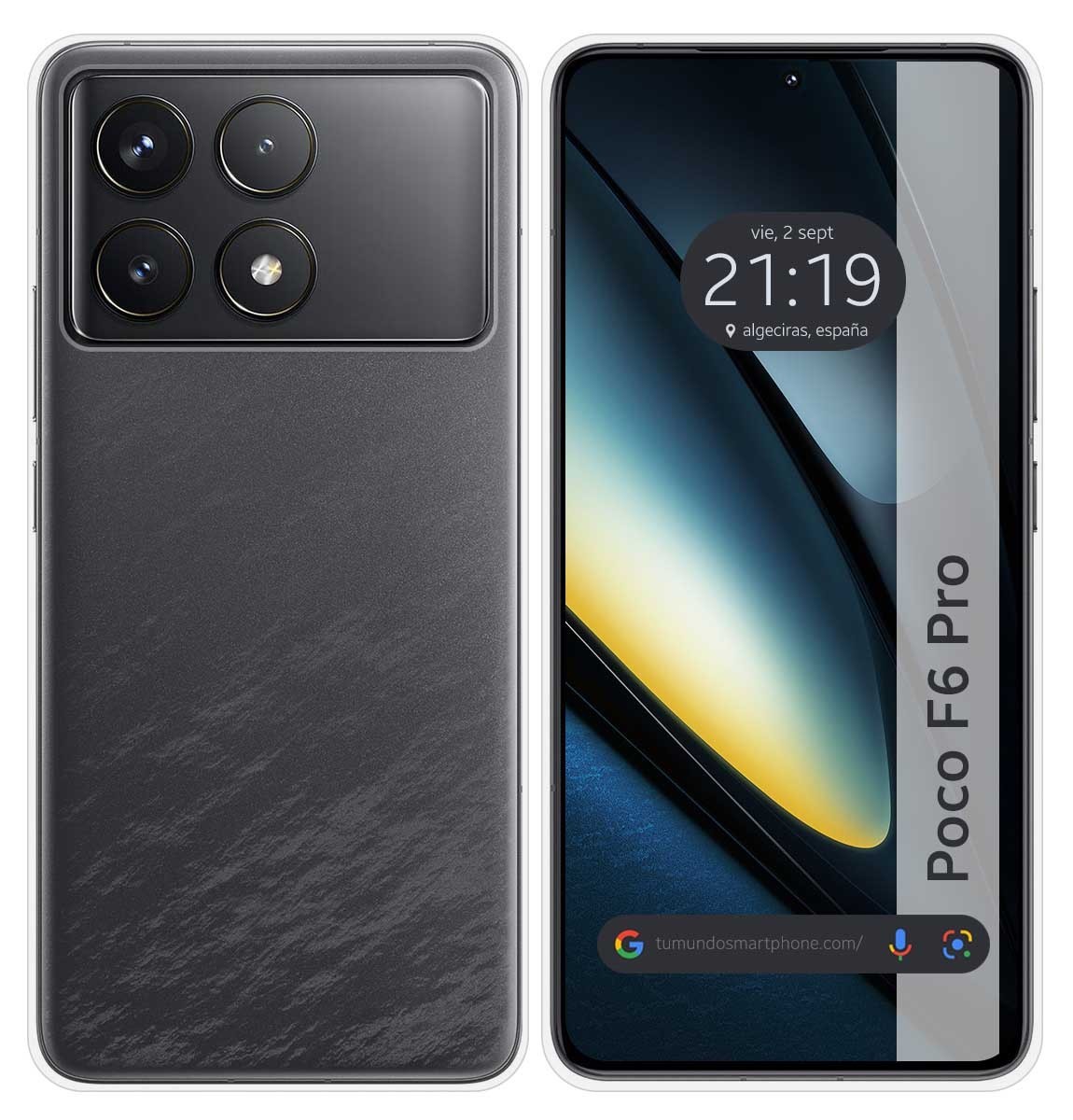 XINYEXIN Cover per Xiaomi Poco F6 Pro 5G Trasparente Slim - Custodia per Cellulare TPU Antiurto, Serie di Graffiti Artistici Colorati e Cool, Disegno Carino - Black Cat