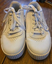 Puma Carina Street Lace Up Youth White Sneakers Casual Shoes Size 3c