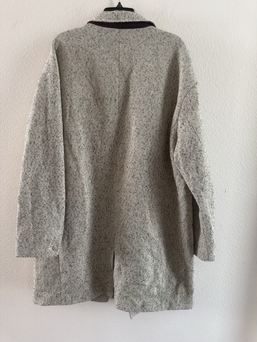 CALVIN KLEIN JEANS Men's Crombie Oversized Coat Size large cedar bark NWT 248$ - Picture 16 of 18