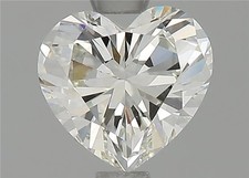 0.91 Carat Cert. GIA Heart Cut Natural Mined Diamond Loose K color VVS2 clarity 3658.68 per carat