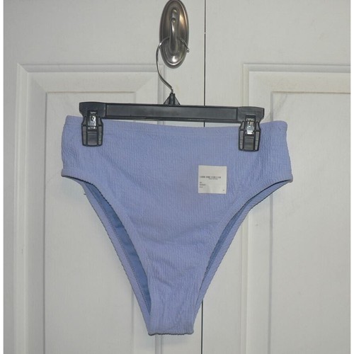 VYB Swim Women's Kimmy Bottom In Light Blue Crinkle Small MSRP $42