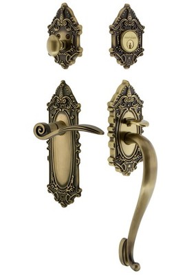 Nostalgic Warehouse VICSWN_ESET_234_SG_RH Victorian Right Handed - Brass