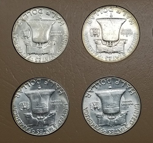 1948-1963 Franklin Silver Half Dollar Dansco Album Complete (35 Coins) #4448 - Picture 12 of 23