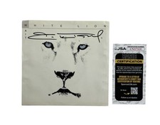 White Lion Mike Tramp Signed Wait 7” Vinyl Record 1987 Pride JSA Autographed 🎙️