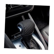Yourkar Car Gear Shift Knob Cover, Breathable Automotive Shift Regular Black