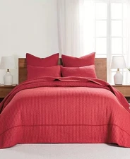 Levtex Cross Stitch Stitching 3-Pc. Bedspread Sets, King