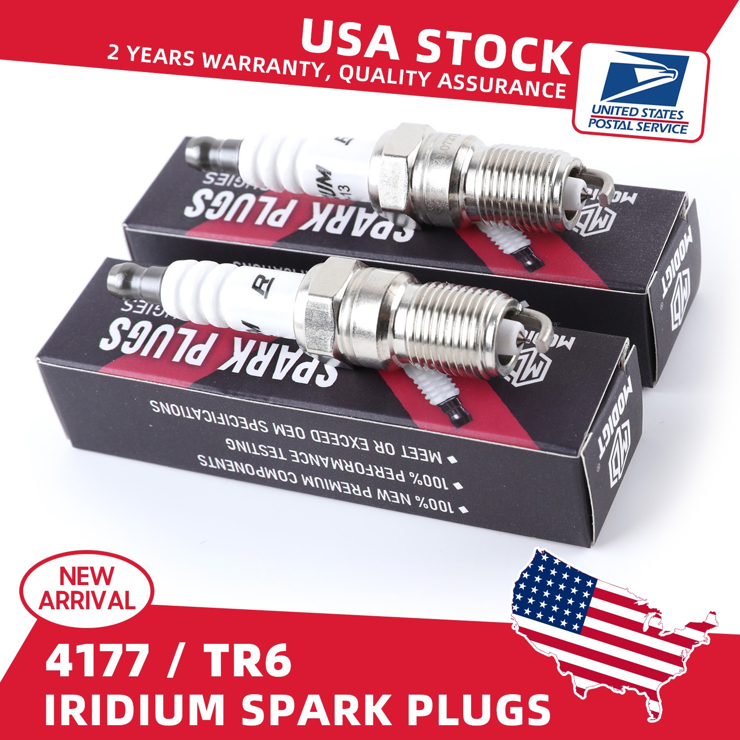 4PCS For NGK 4177 TR6 Iridium Spark Plugs for T20NR-U11 SP494 HR7DC HR6DS HR6DC