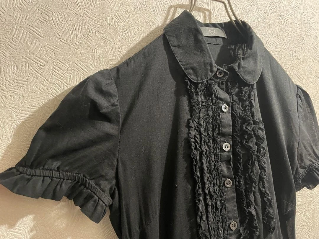 ALEXANDER McQUEEN gonna ritagliata abito arricciato manica a sbuffo camicia svasata D23