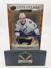Vincent Lecavalier 2025 UD Engrained Icons Cuts Of Class Gold Stick Mem Card /49