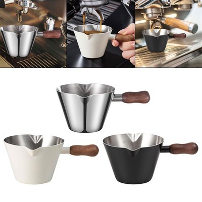 Espressotasse mit Griff und Ausgießer für Gebäck, Party,