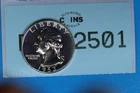 1963 25C WASHINGTON SILVER QUARTER DOLLAR PROOF RAW-2501