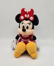 Disney Store Minnie Mouse Plush Stuffed Animal Small 6-14 in Red Dress