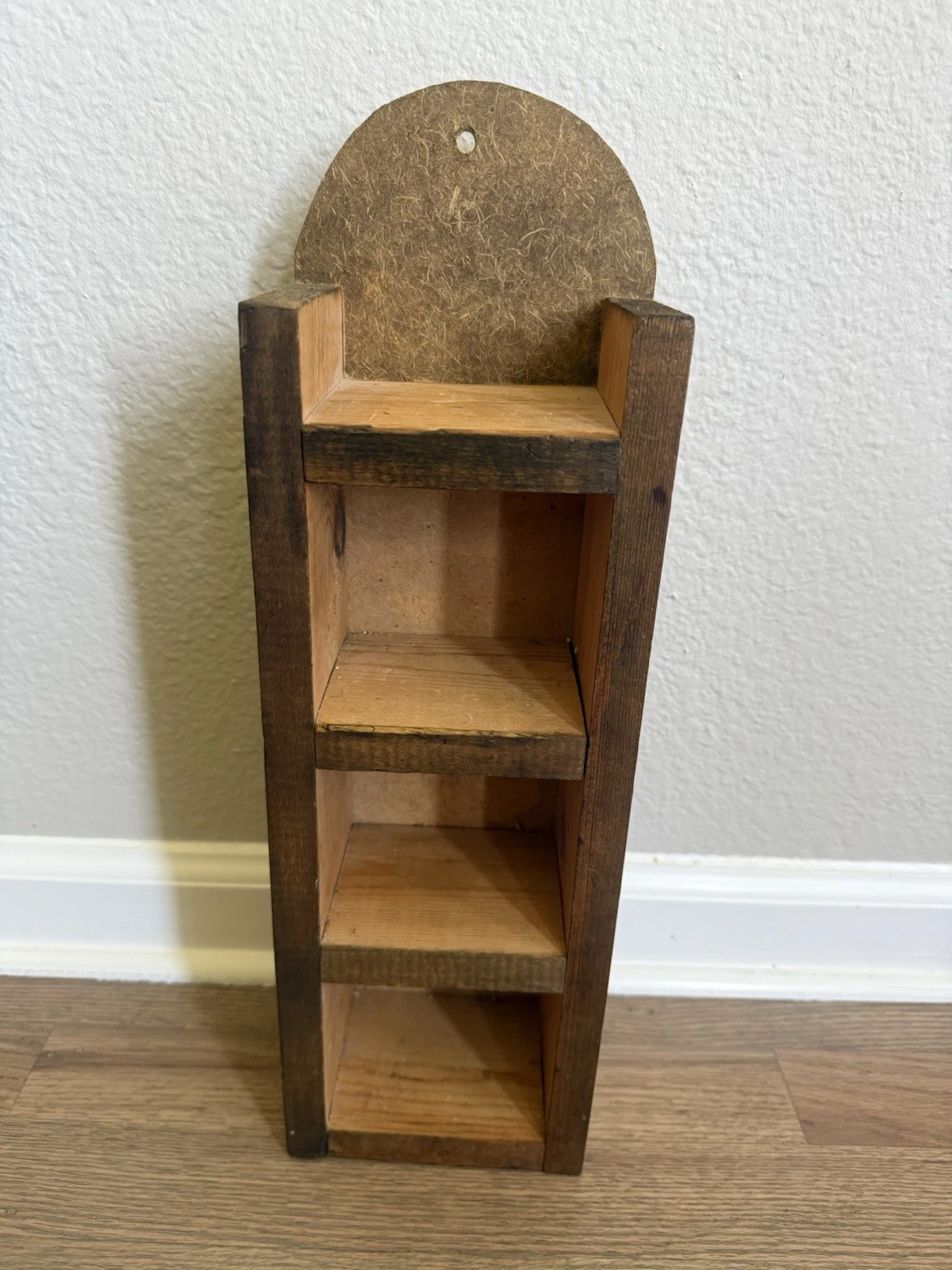 Vintage Rustic Wall Hanging Wood Trinket Display Ladder Shelf 4 Shelves
Opens in a new window or tab