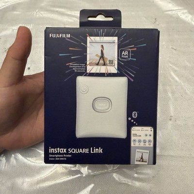 Fujifilm Instax Square Link Instant Smartphone Printer Ash White NEW IN BOX  