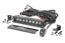 Rough Country 8 Black Series Single Row Led Light Bar Amber Drl - 70718bldrla Rough Country 8 Black Series Single Row Led Light Bar Amber Drl - 70718bldrla