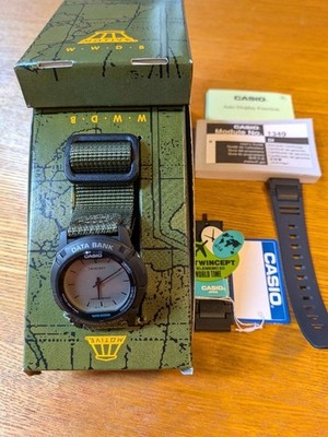 CASIO ABX20 MOTIVE Data Bank Collaboration Wristwatch Men's Working Condition