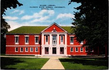 Dr Jim Stamps Postcard Milner Library Illinois State Normal University Unposted