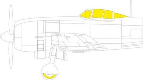 Eduard CX626 1/72 Mask Ki-84 for Arma Hobby Canopy mask Set