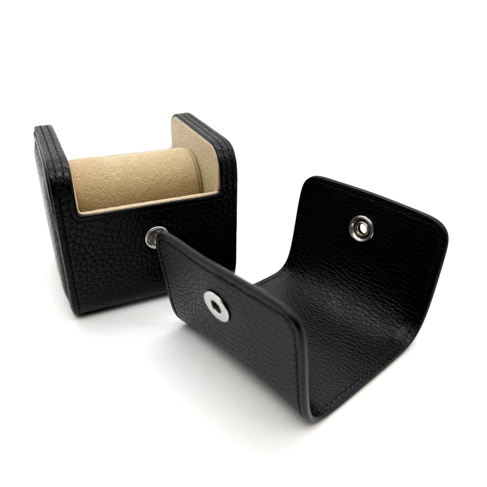 Estuche de reloj de viaje de cuero genuino IWC hecho en Italia 99% nuevo usado caja de almacenamiento Foto 4 de 4