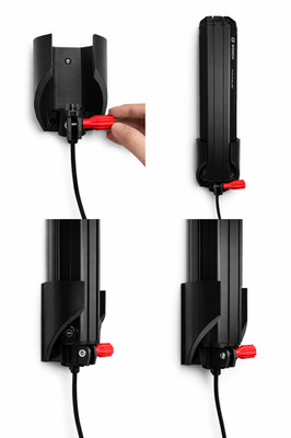Wandhalterung Bosch e-Bike Akku Powertube 400 / 500 / 625 Horizontal & Vertikal