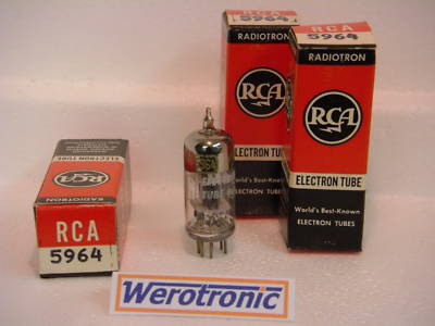 RCA 5964 Röhren Tubes tested geprüft NOS NIB ECC91