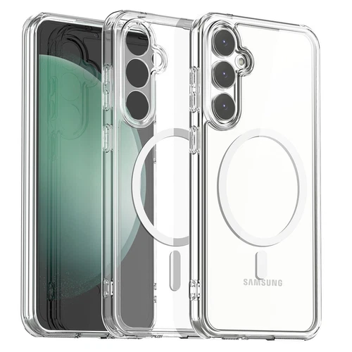 Clear MagSafe Magnetic Shockproof Slim Case Cover For Samsung Galaxy S23 FE 5G 