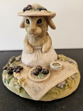 Vintage Teviotdale RABBIT Figure - handmade in Hawick Scotland - Signed Edlmann
