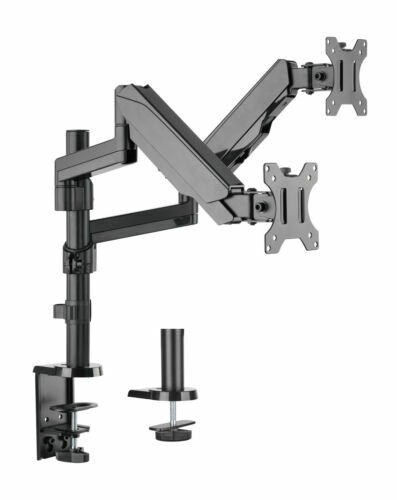 Brateck Dual Gas Spring Dual Monitor Arm Full Extension for 17"-32" - Picture 5 of 6