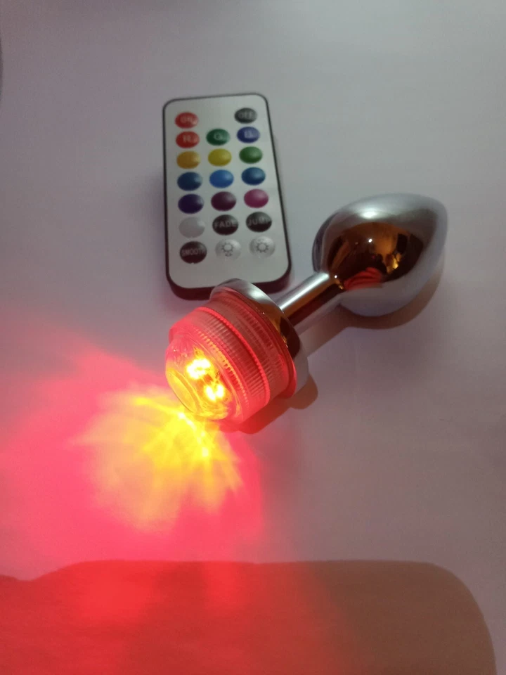 Plug Anal lumineux Light Led S 6 x 2,7 cm - ROSEBUD Sonia love store - Photo 4/4