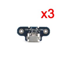 3pc Wireless  Wired Charging Port Charger Micro USB Jack For Beats Studio 2.0 2