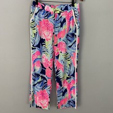 Lilly Pulitzer Madeira Pants Size 8 Colorful Tropical Print