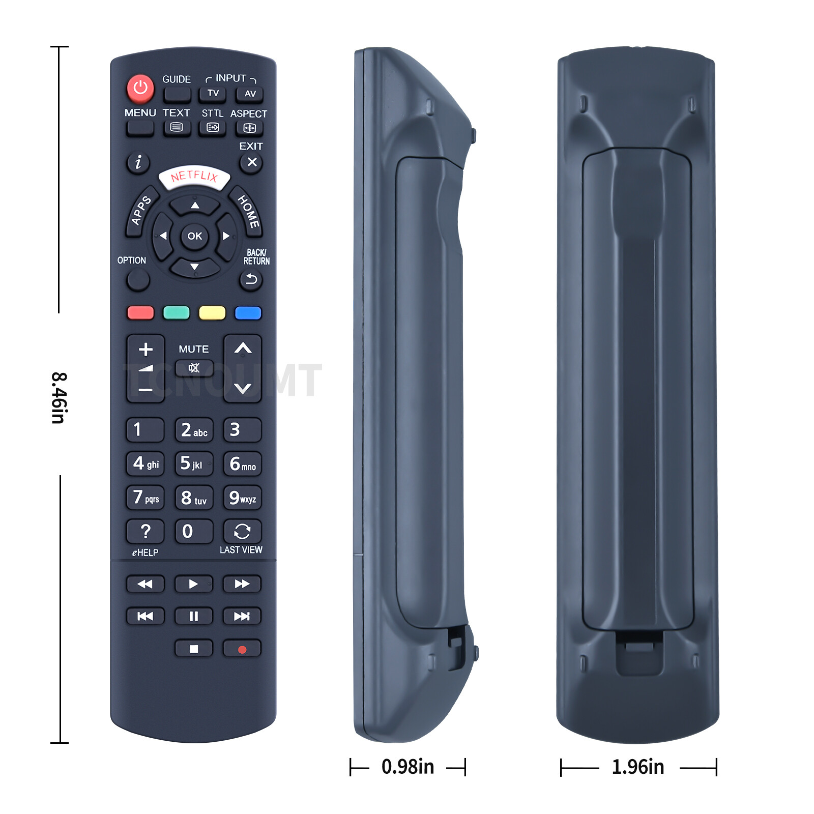 Ersatz-Fernbedienung Für Panasonic TV – N2QAYA000097, Kompatibel Mit Vielen TX-Modellen (ohne Batterien)