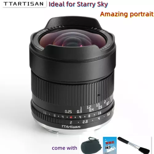 TTArtisan 10mm F2.0 Large Aperture Ultra Wide Angle APS-C Objektiv für Sony E Mount - Bild 2 von 17