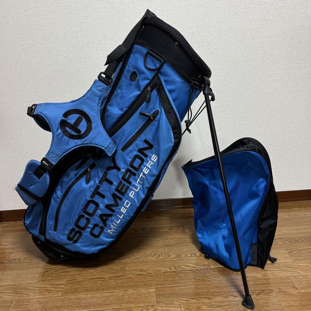 Scotty Cameron Stand Caddie Bag Golf utensil Vivid Blue and Black