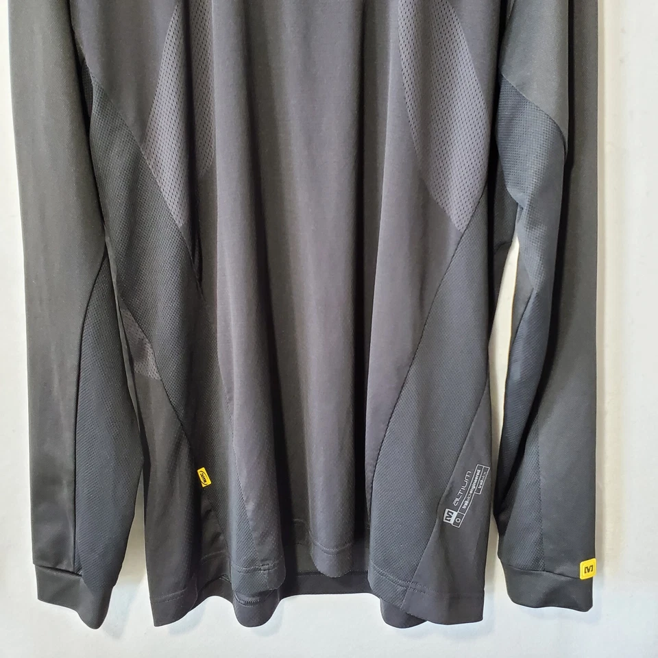 Camisa Mavic Para Hombres Grande Jersey Negro Manga Larga Pullover Altium Trail Wick Bicicleta Foto 3 de 4