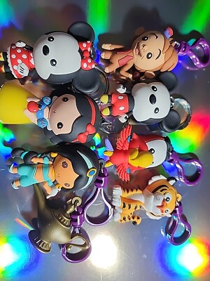 サプライ・アクセサリ・グッズ Mii Disney Figural Keyring Lot Of 8 MFG By MII | eBay