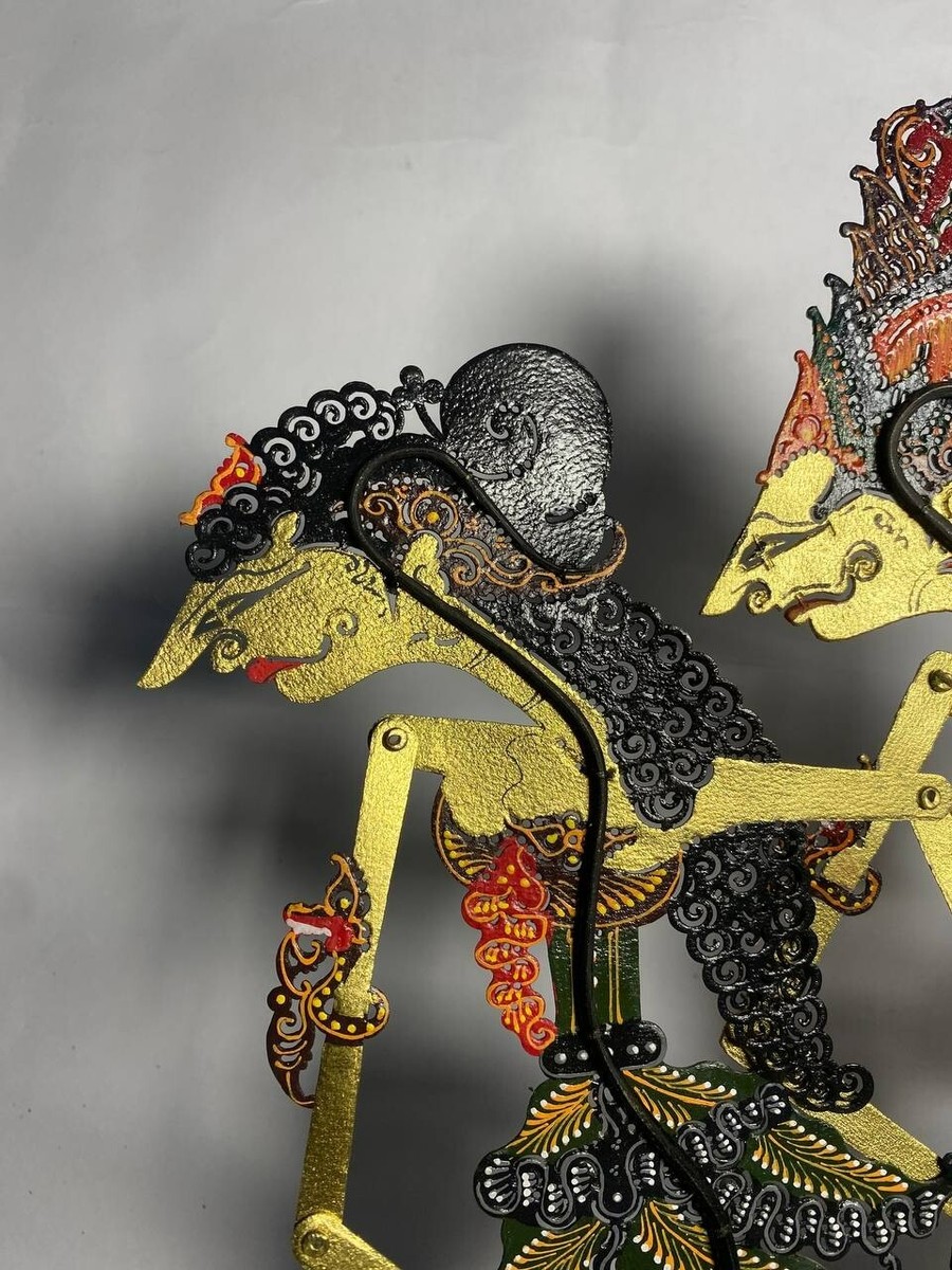 Wayang Kulit Set of 2 Couple Rama Shinta Exclusive Shadow Puppets