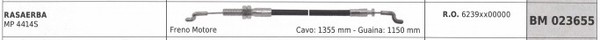 Kabel Bremse Motor Maori RasenmäHer Mp 4414S Kabel 1355 Mm Abdeckung 1150 Mm-image