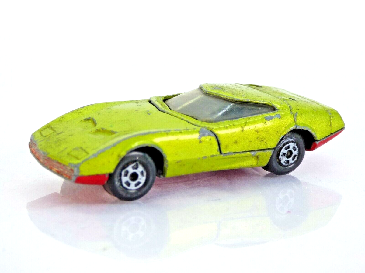 Matchbox Dodge Charger MK3 Superfast Green Vintage Toy Car No 52