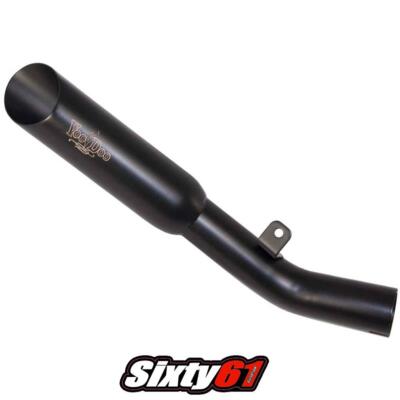 シャドウブルーFOX muffler／グレー／GAKE 日本製❣️ Yoshimura Exhaust Matt Stainless R-77S Slip-On Suzuki GSX