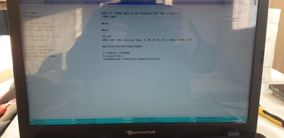 Carte mère MotherBord pour PC Portable Packard Bell EasyNote MS2384 HS - Image 4 of 4