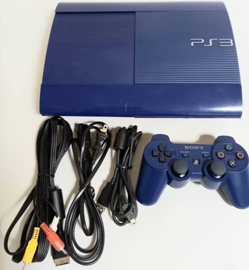 【箱付き】PS3 250GB CECH-4000B、torne Sony Playstation 3 Blue CECH-4000B Console PS3 250GB Box Set