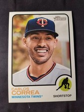 Carlos Correa 2022 Topps Heritage '73 Oversized Boxloader #OB-CC Minnesota Twins