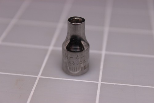 Craftsman 4mm 6 Point 1/4" Drive Socket 43505 -G- Series (km) - Bild 2 von 7